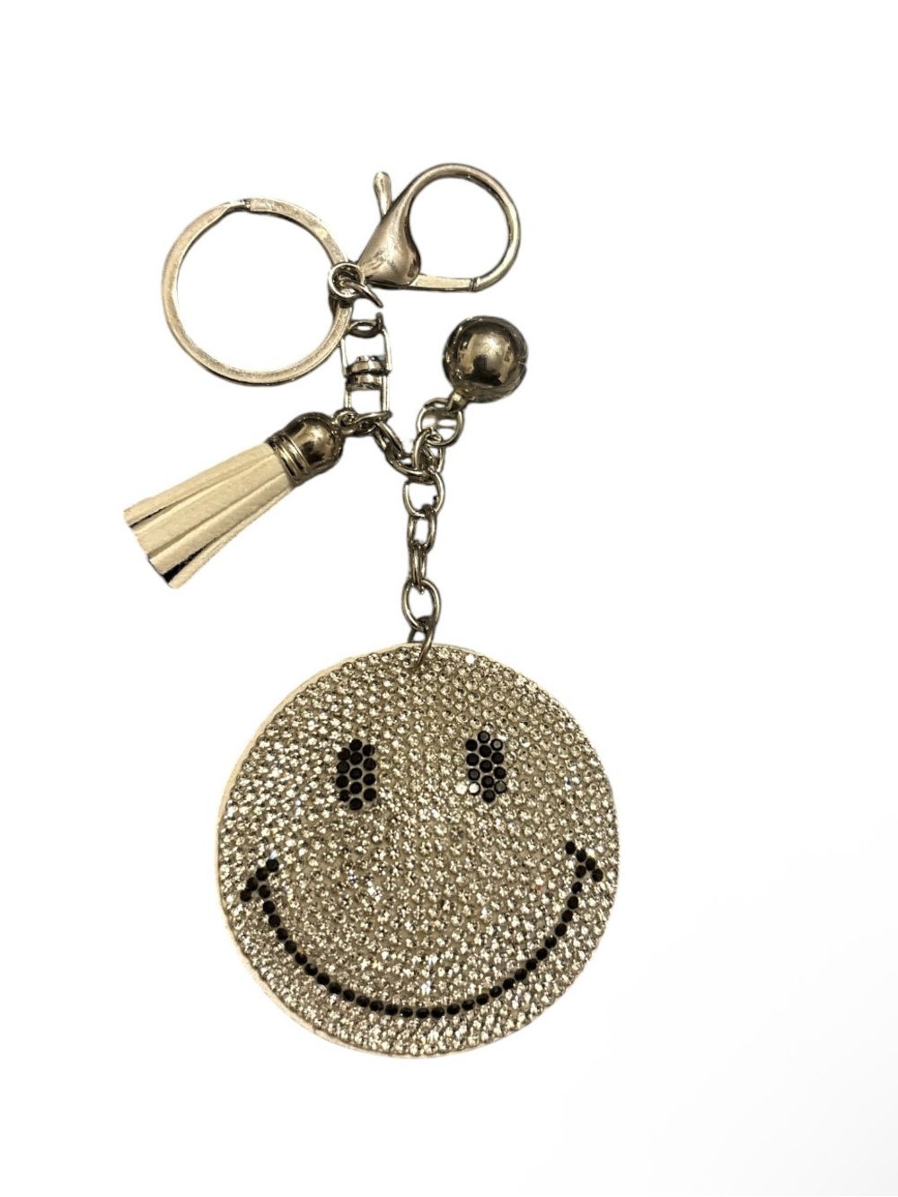 Smiley Face Keychain Charm